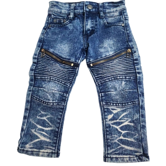 Gs-115 Other - GS-115 Stylish 2T Blue Denim Acid Wash Jeans
